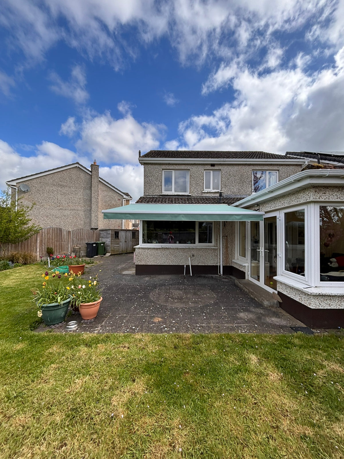 Raised Semi Cassette Patio Awning in Naas, Kildare
