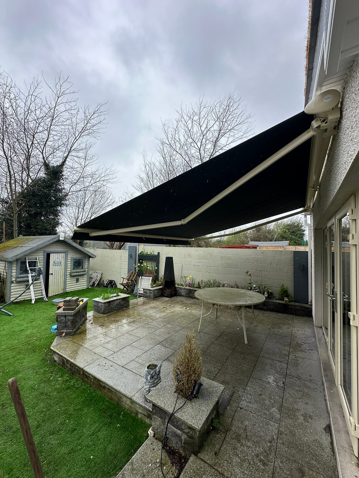Cream Semi Cassette Awning with R095 Fabric in Lucan