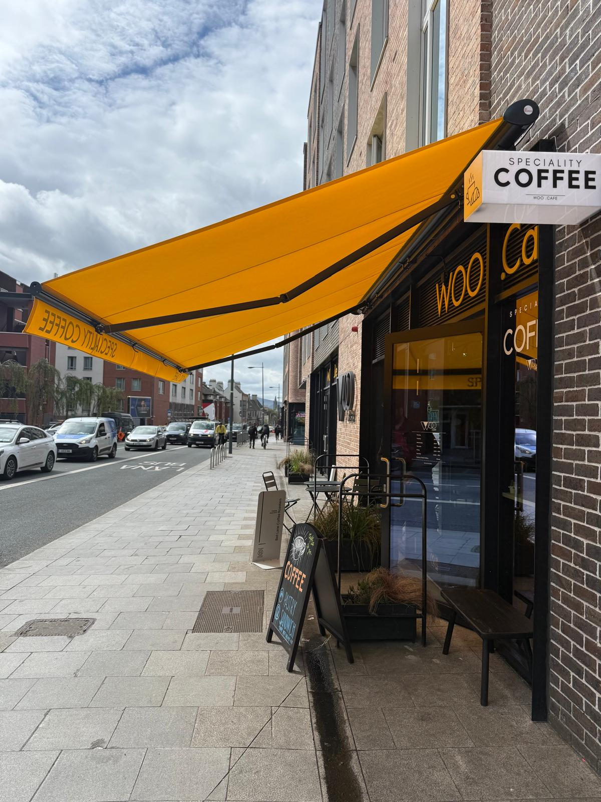 411cm Motorised Semi Cassette Awning in Waterford