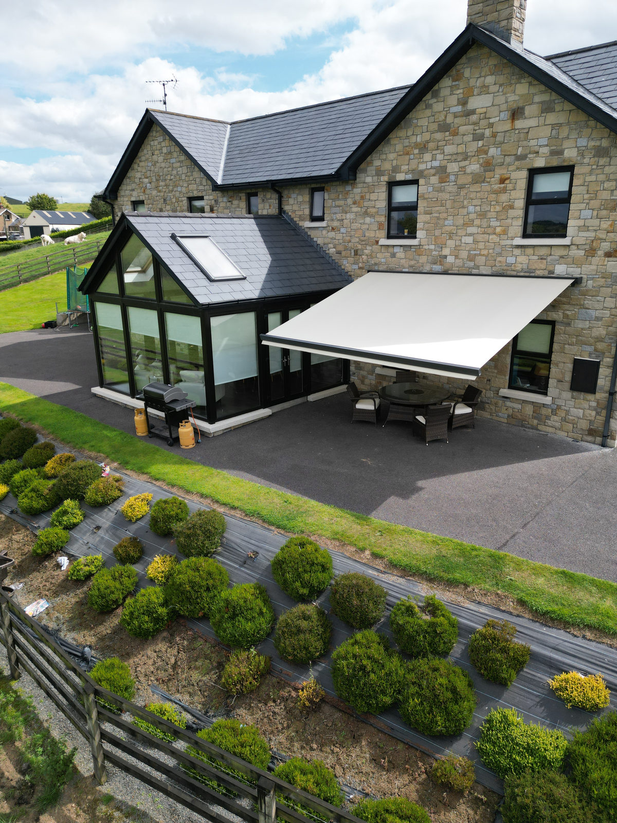 5m Semi Square Cassette with a 4m Projection in Kildare