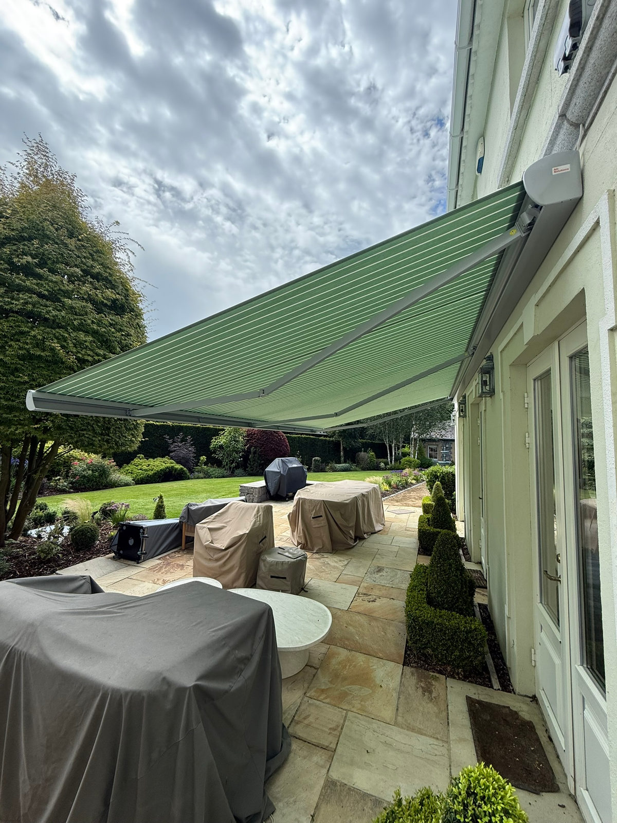 7m Full Cassette Awning with D539 Fabric in Clane
