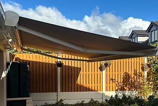 Two Cream Full Cassette Awnings in Celbridge
