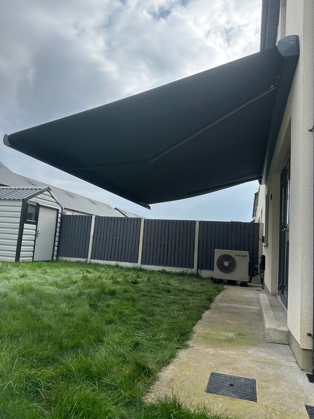 560cm Motorised Awning with LED Lighting in Kilcock
