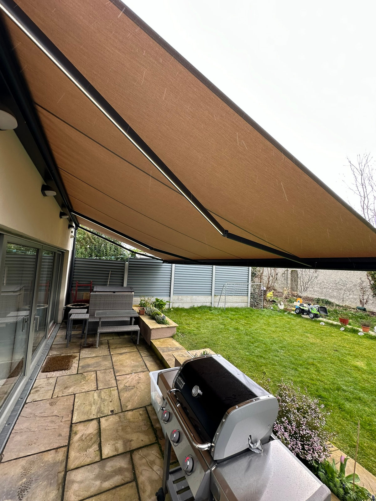 7m Full Cassette Awning with LEDs in Willbrook, Dublin