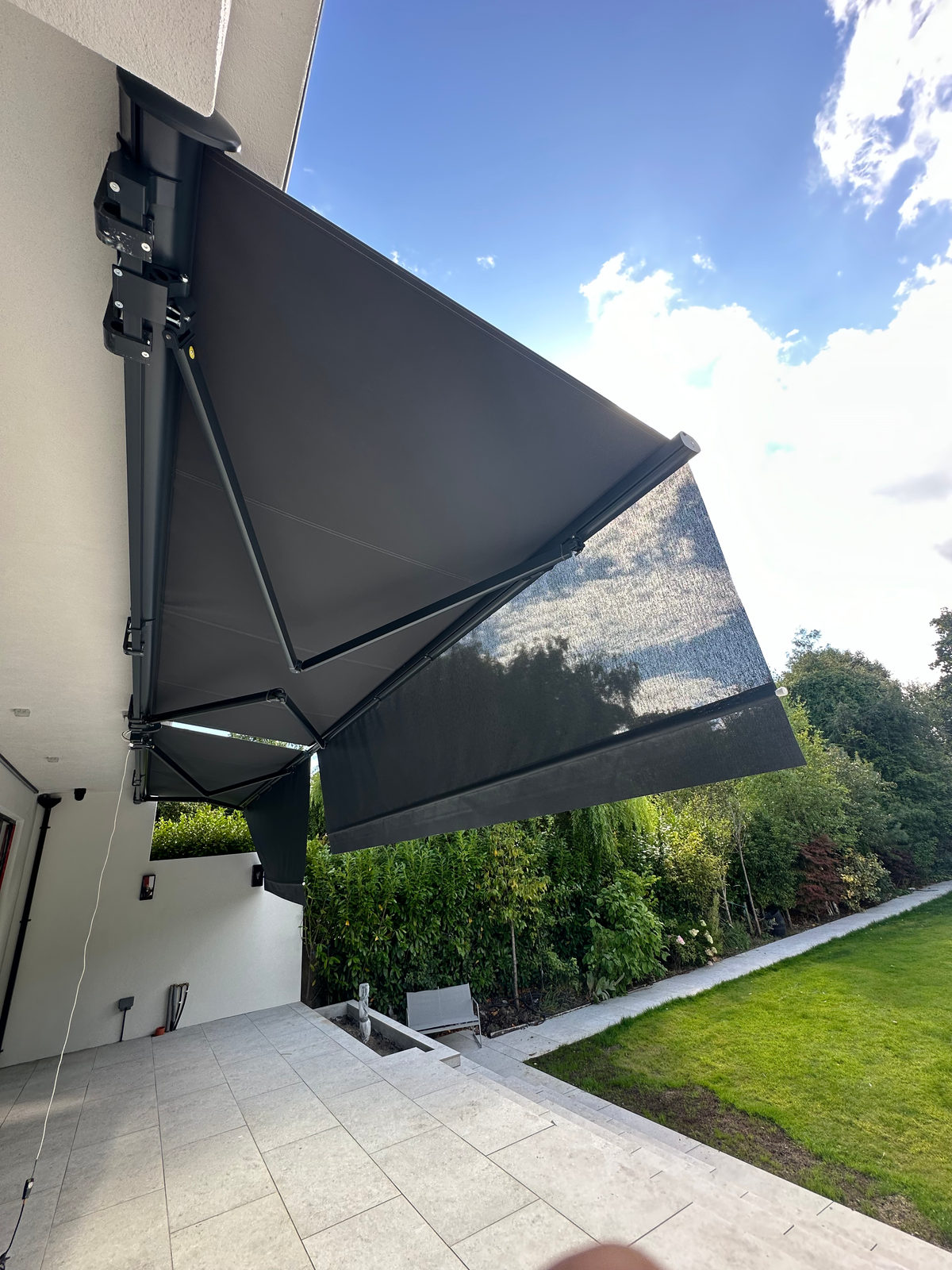 Two Awnings with Front Fabric in Deansgrange, Dublin