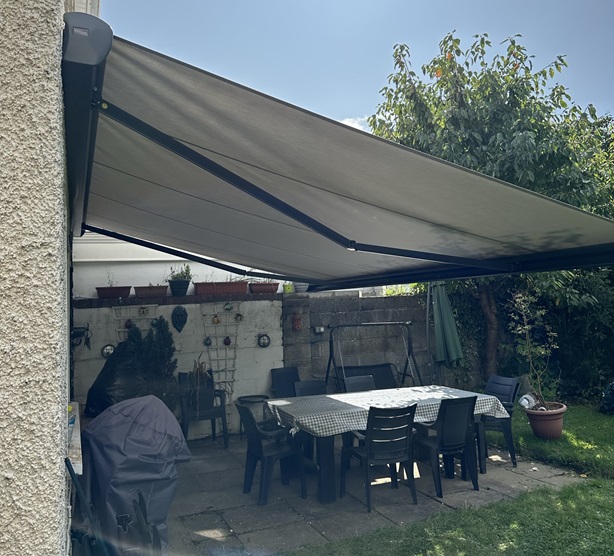 Awning in full cassette fitted in Trim co. Meath