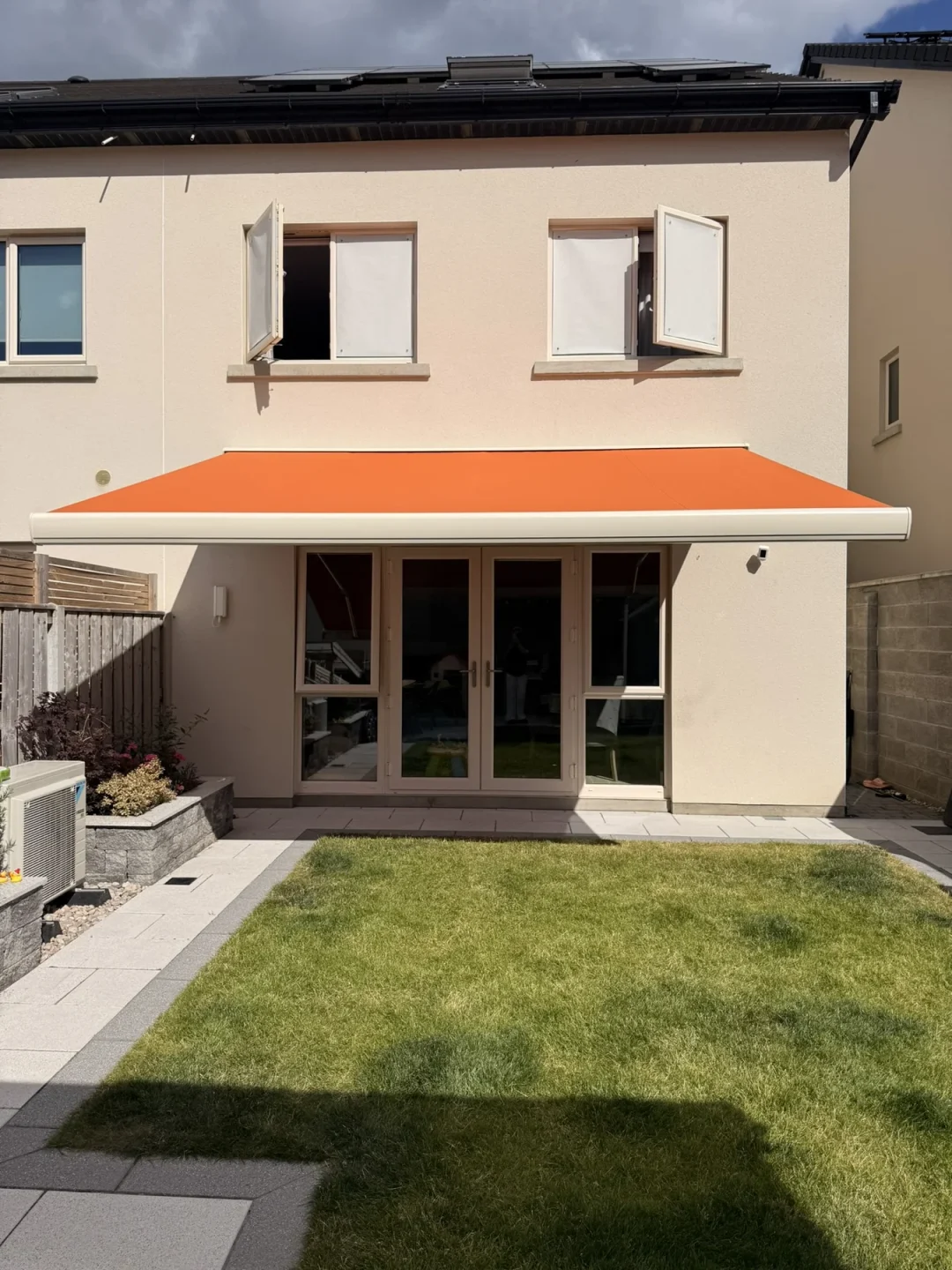 Original full cassette awning installation