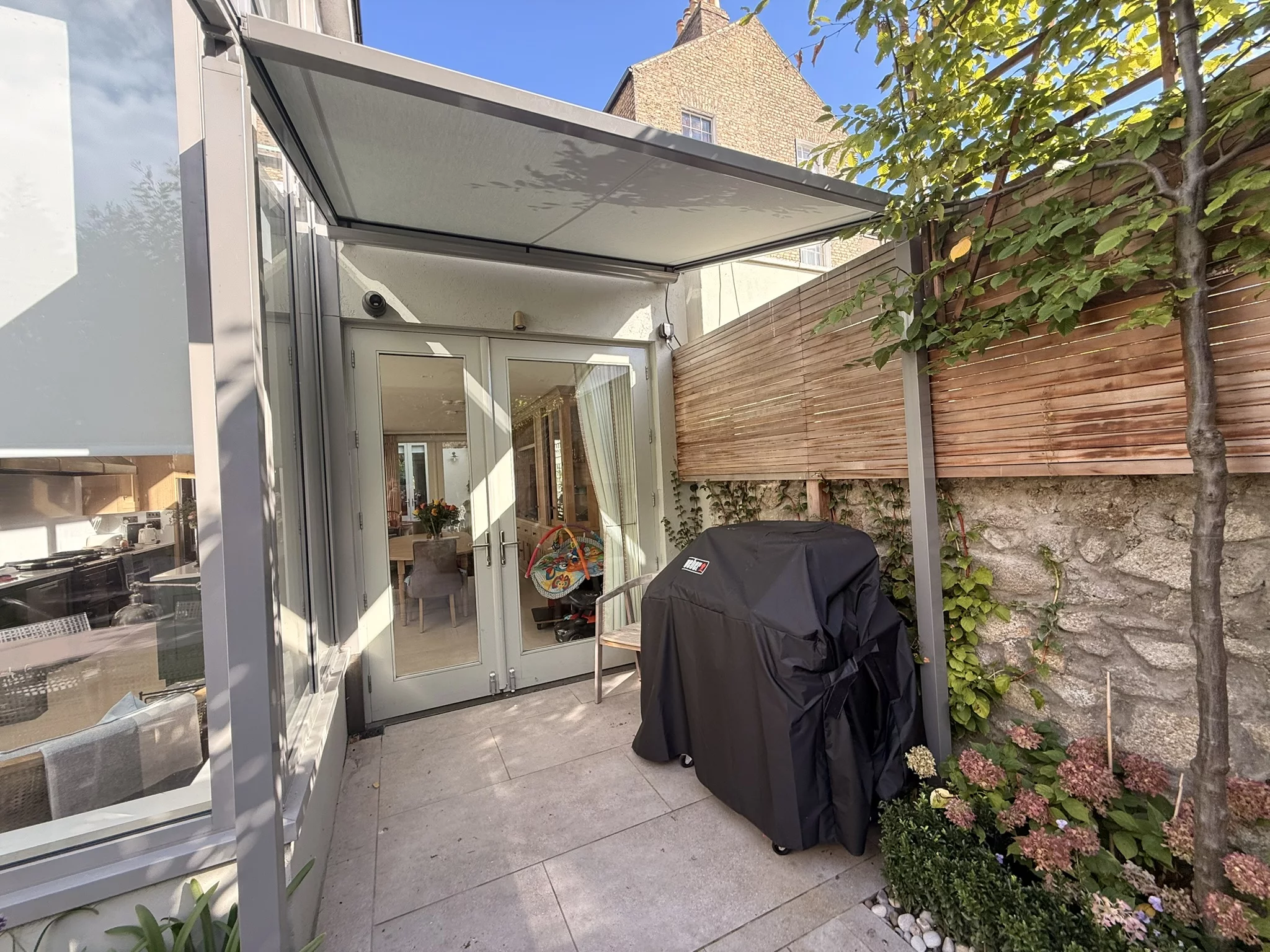 Hybrid Awning Pergola Installation in Ballsbridge, Dublin