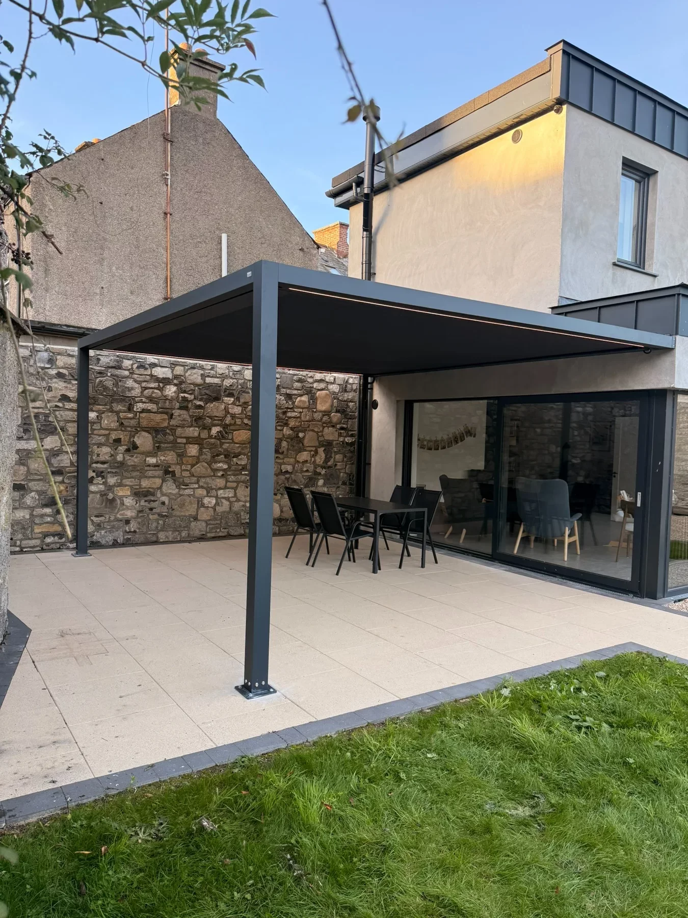 Pergola Square ZIP with Retractable Roof in Trim, Co. Meath