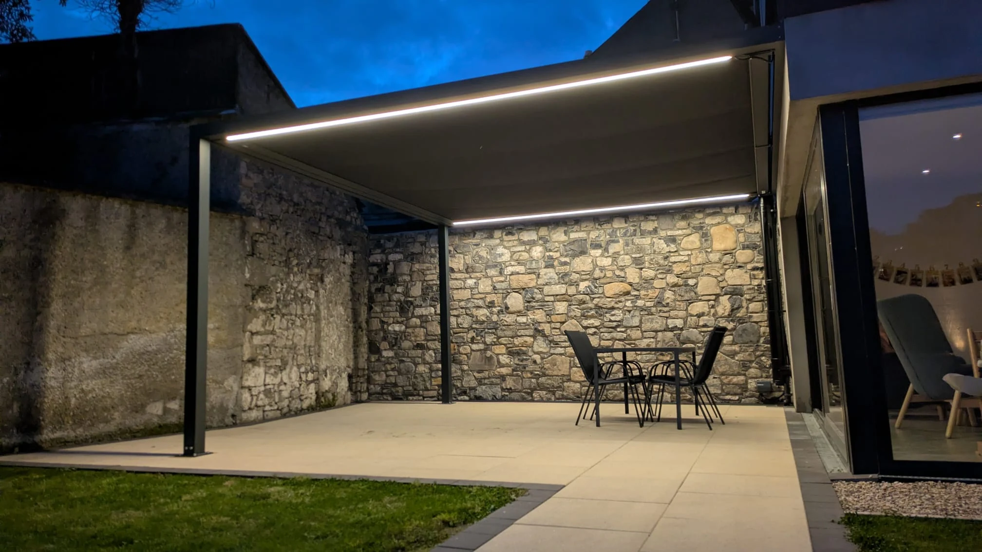Completed pergola project by AD Solutions in Ireland